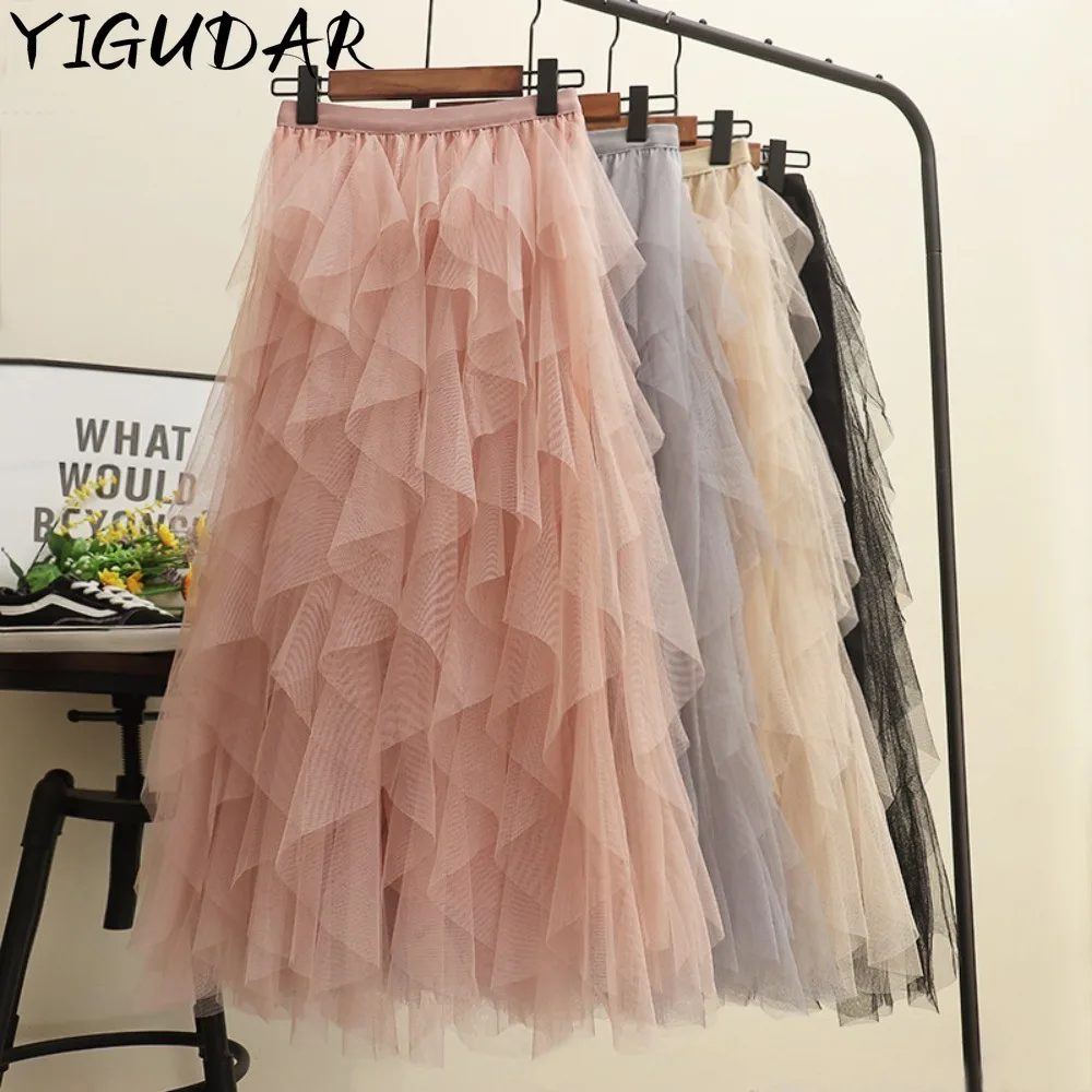 2024 New Fashion Women Mesh Patchwork Long Skirt Dress Elastic Waist Solid Color All-match Sweet Irregular Casual Skirt Women
2024 New Fashion Women Mesh Patchwork Long Skirt Dress Elastic Waist Solid Color All-match Sweet Irregular Casual Skirt Women