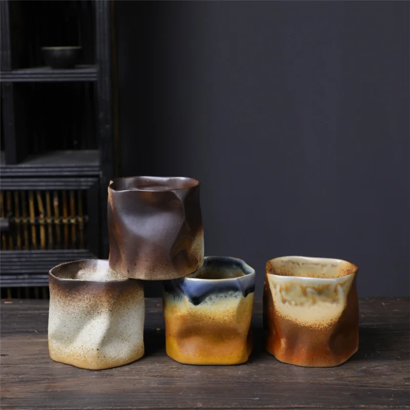 Ceramic Special-Shaped Vintage Mug Ceramic Japanese Creative Coffee Cup Stoneware Water Cup
Ceramic Special-Shaped Vintage Mug Ceramic Japanese Creative Coffee Cup Stoneware Water Cup