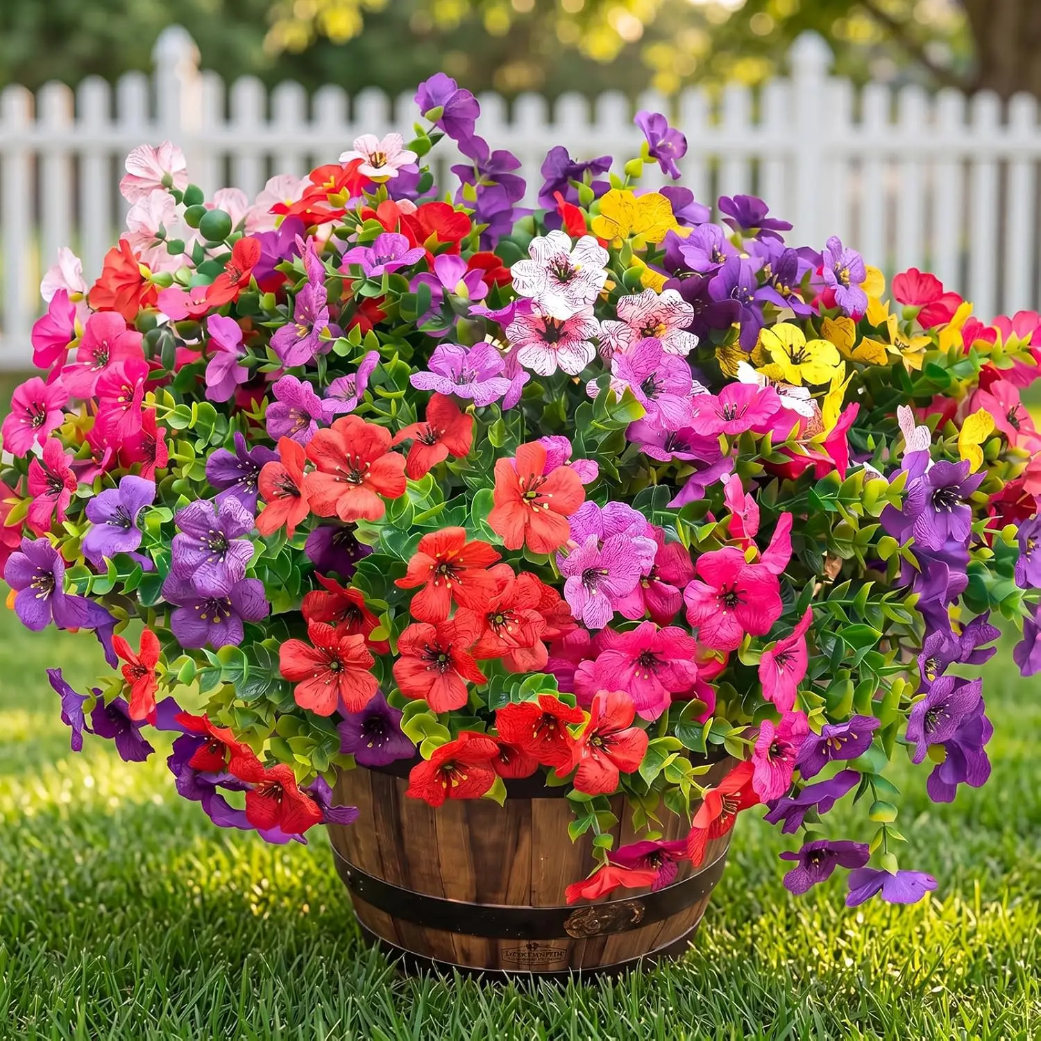 Artificial Violet Flowers Outdoor UV Resistant, 16-Stem Multi Pack Faux Purple Blooms for Front Porch, Patio, Garden & L
Artificial Violet Flowers Outdoor UV Resistant, 16-Stem Multi Pack Faux Purple Blooms for Front Porch, Patio, Garden & L