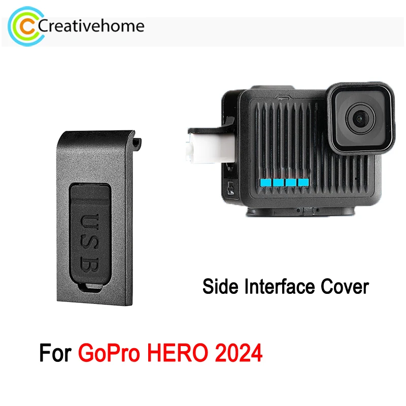 Боковая крышка интерфейса для экшн-камеры GoPro HERO 2024, пластиковая батарея, интерфейс зарядки, боковая крышка, запасная часть
Боковая крышка интерфейса для экшн-камеры GoPro HERO 2024, пластиковая батарея, интерфейс зарядки, боковая крышка, запасная часть
