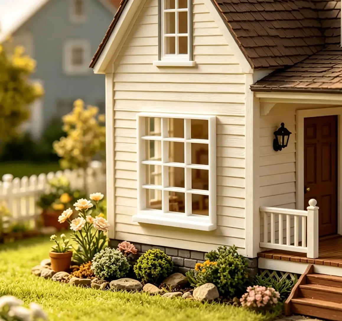 1:12 Scale 12-Pane Dollhouse Window with Wide Sill,White American Style MiniatureWindow Frame for Dollhouse&Diorama Scene Layout
1:12 Scale 12-Pane Dollhouse Window with Wide Sill,White American Style MiniatureWindow Frame for Dollhouse&Diorama Scene Layout