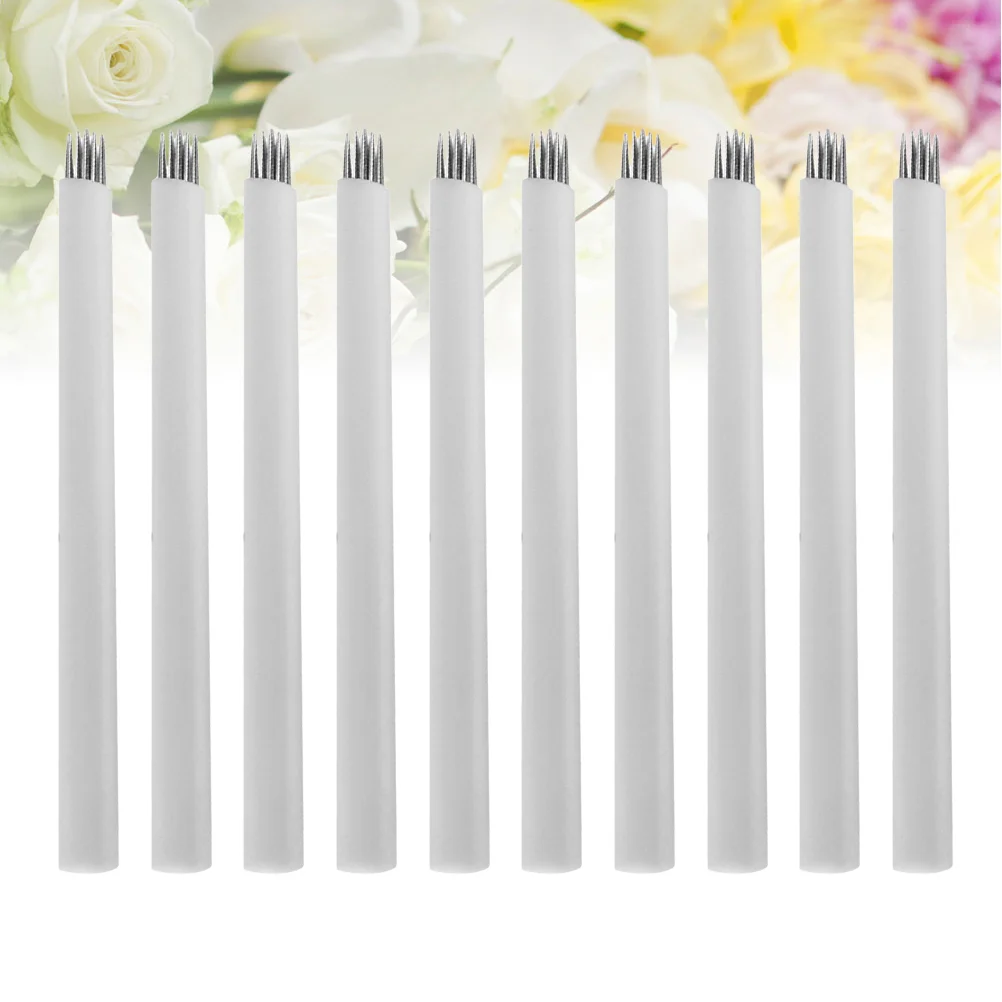 50pcs Blades Plastic Tubes 18R Eyebrow Needle Make-up Blades Microblading Pen (White) microblading blades
50pcs Blades Plastic Tubes 18R Eyebrow Needle Make-up Blades Microblading Pen (White) microblading blades