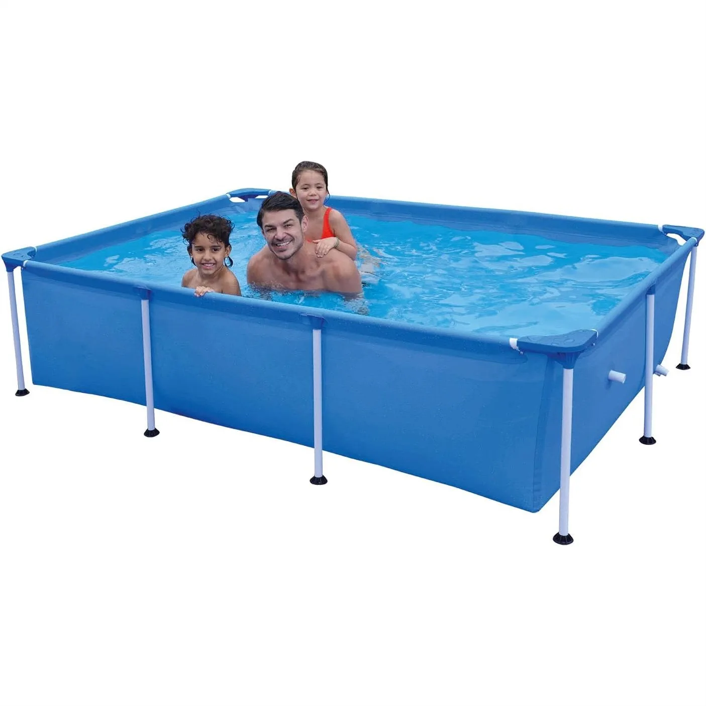 Above Ground Swimming Pool for Kids Adults, 8.5ft x 6ft x 26in Outdoor Rectangular Steel Frame Pool for Backyard Family Fun
Above Ground Swimming Pool for Kids Adults, 8.5ft x 6ft x 26in Outdoor Rectangular Steel Frame Pool for Backyard Family Fun