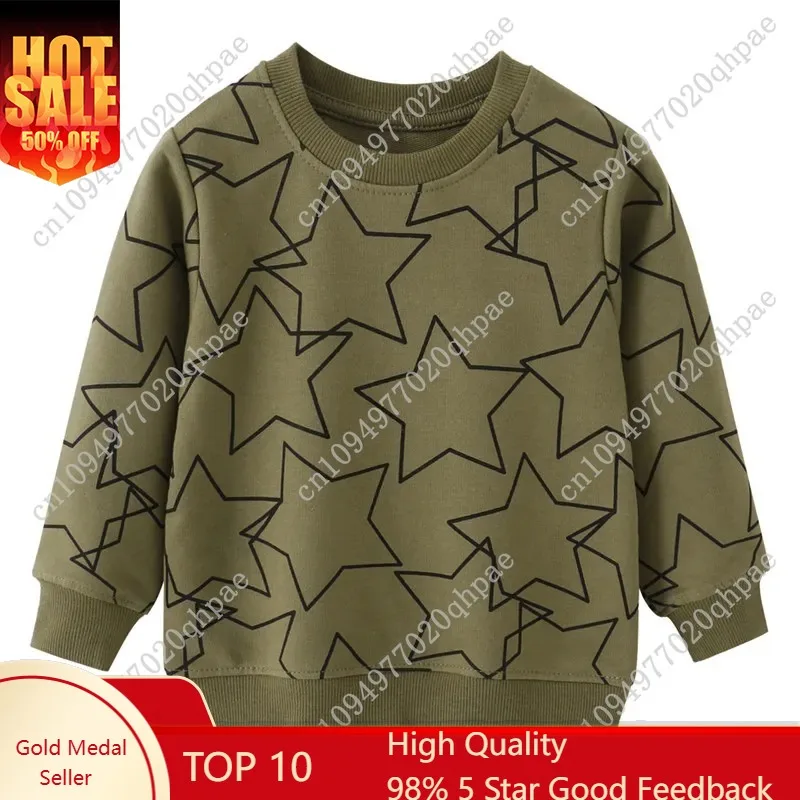 Jumping Meters 2-7T Long Sleeve Stars Print Boys Girls Sweatshirts Autumn Spring Kids Clothes Hot Selling Shirts Tops
Jumping Meters 2-7T Long Sleeve Stars Print Boys Girls Sweatshirts Autumn Spring Kids Clothes Hot Selling Shirts Tops