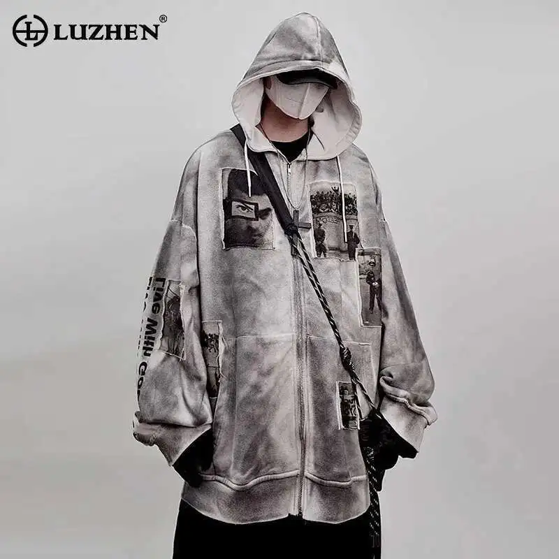 LUZHEN Original High Street Wornout Tie-dyed Design Patchwork Pattern Male Loose Hoodies Men's 2025 New Personalized Coat LZ9457
LUZHEN Original High Street Wornout Tie-dyed Design Patchwork Pattern Male Loose Hoodies Men's 2025 New Personalized Coat LZ9457