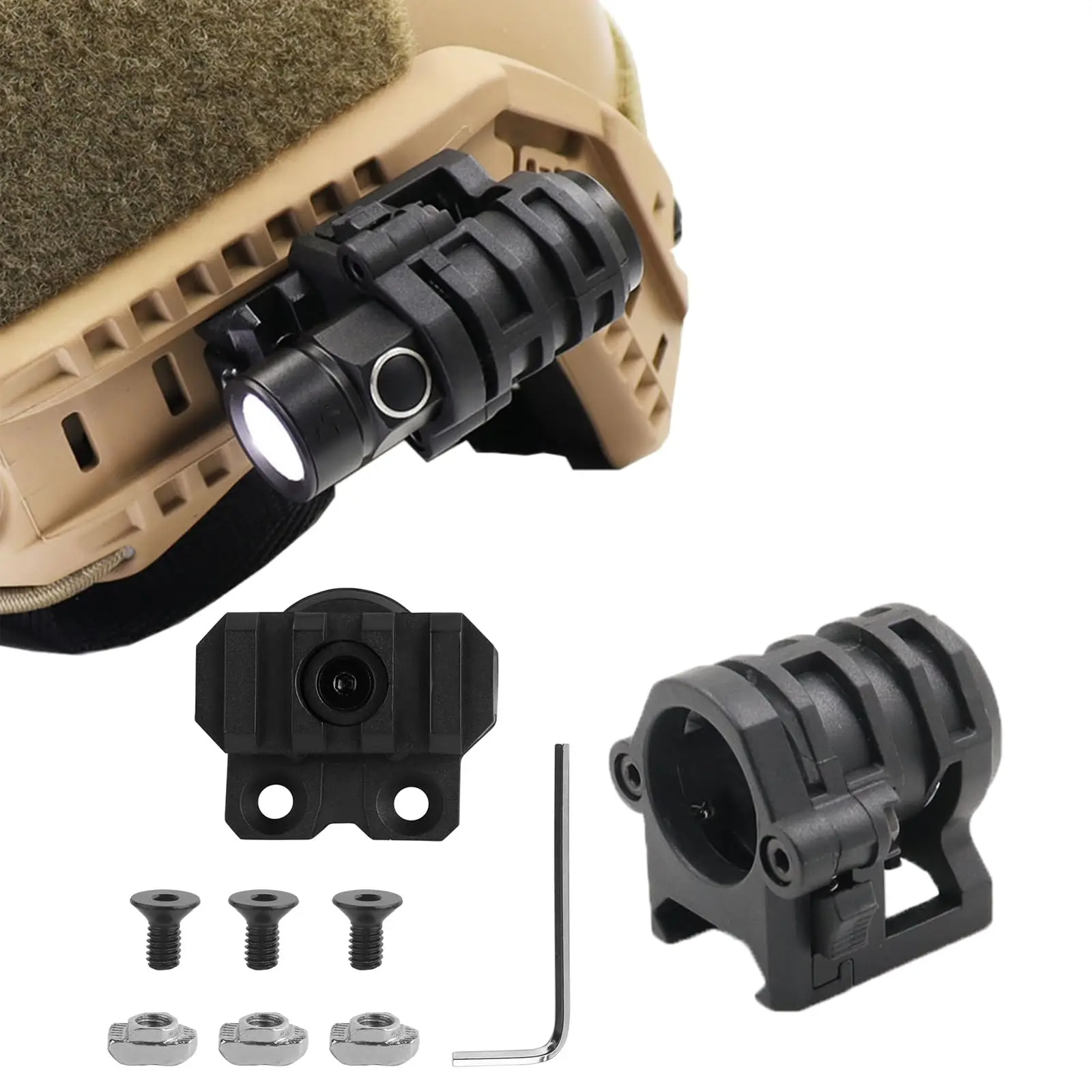 Tactical ARC Rail Adapter Mount, Side Rail Adapter Mount Connector Accessory for 19mm Helmet with Rail Helmet Flashlight Bracket
Tactical ARC Rail Adapter Mount, Side Rail Adapter Mount Connector Accessory for 19mm Helmet with Rail Helmet Flashlight Bracket