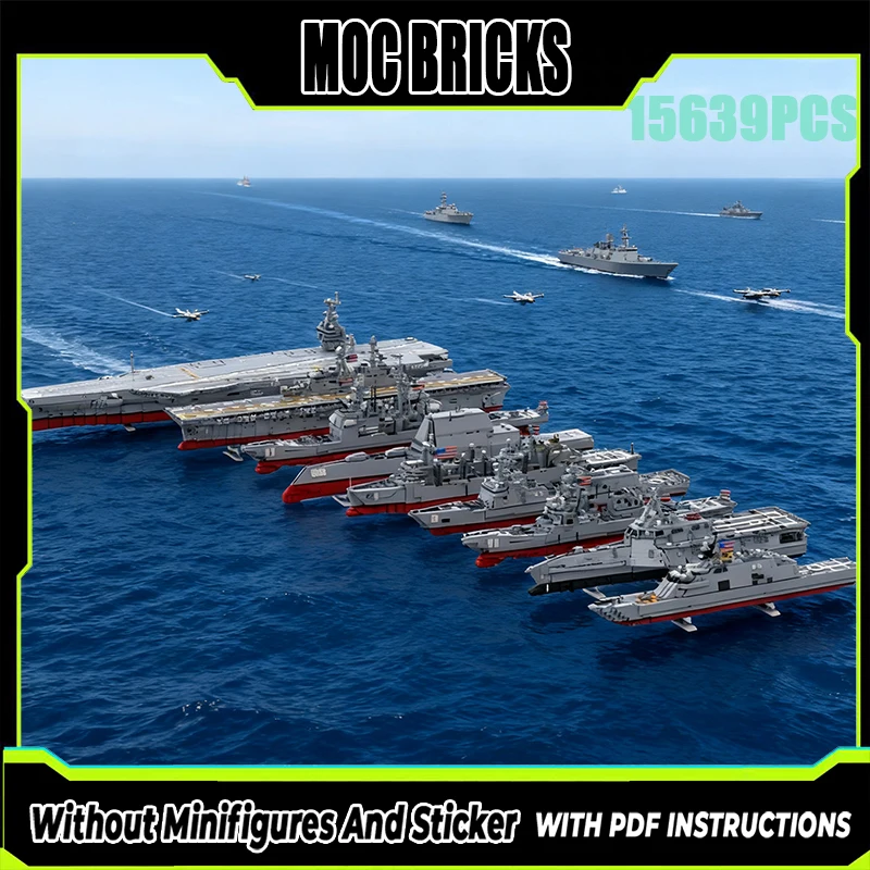 Изысканная новая модель строительного блока MOC для военного самолета США, боевая группа, технология, модульная детская игрушка, набор «сделай сам»
Изысканная новая модель строительного блока MOC для военного самолета США, боевая группа, технология, модульная детская игрушка, набор «сделай сам»