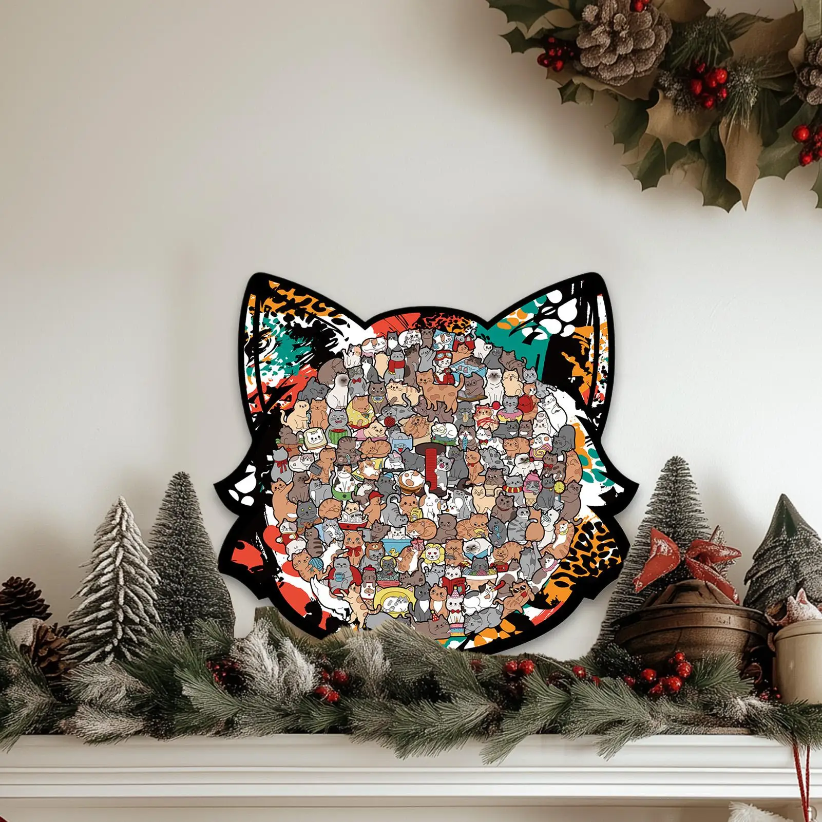 Головоломка в форме кошки, 135 предметов, деревянная развивающая забавная декоративная головоломка с котом, детские игрушки для мальчиков и девочек, семейный дом, домашняя школа
Головоломка в форме кошки, 135 предметов, деревянная развивающая забавная декоративная головоломка с котом, детские игрушки для мальчиков и девочек, семейный дом, домашняя школа