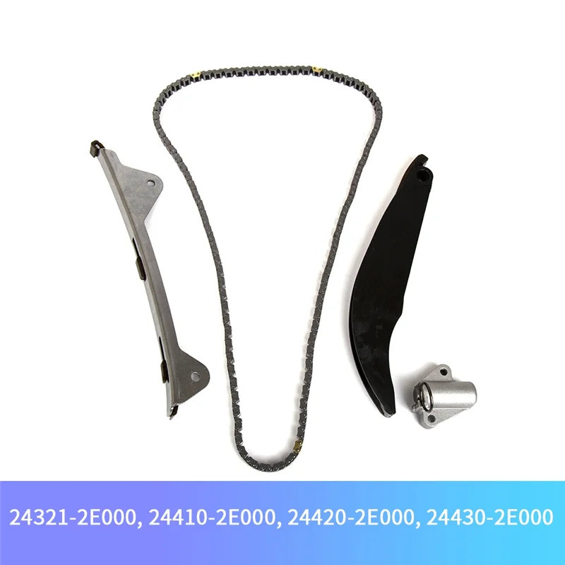 1 Set Timing Chain Kit for Kia Hyundai Forte Elantra GT Soul 1.8L 2.0L L4 2011-2016 DOHC 24321-2E000, 24410-2E000
1 Set Timing Chain Kit for Kia Hyundai Forte Elantra GT Soul 1.8L 2.0L L4 2011-2016 DOHC 24321-2E000, 24410-2E000