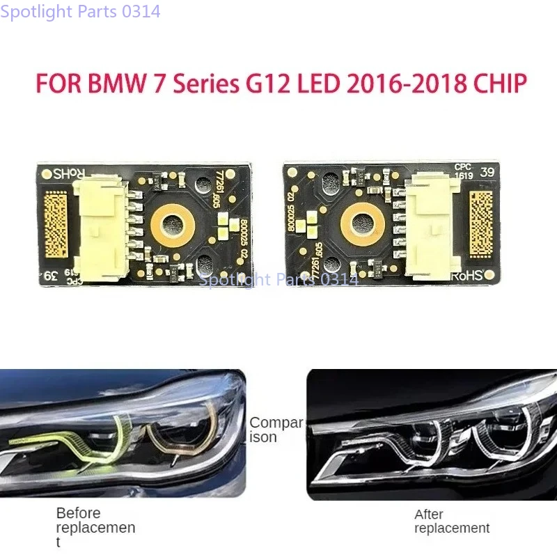 NEW For BMW 7 Series G12 LED 2016-2018 Car Headlights DRL Chip Ballast Chip Circuit Board Light Source Board Chip White Light
NEW For BMW 7 Series G12 LED 2016-2018 Car Headlights DRL Chip Ballast Chip Circuit Board Light Source Board Chip White Light