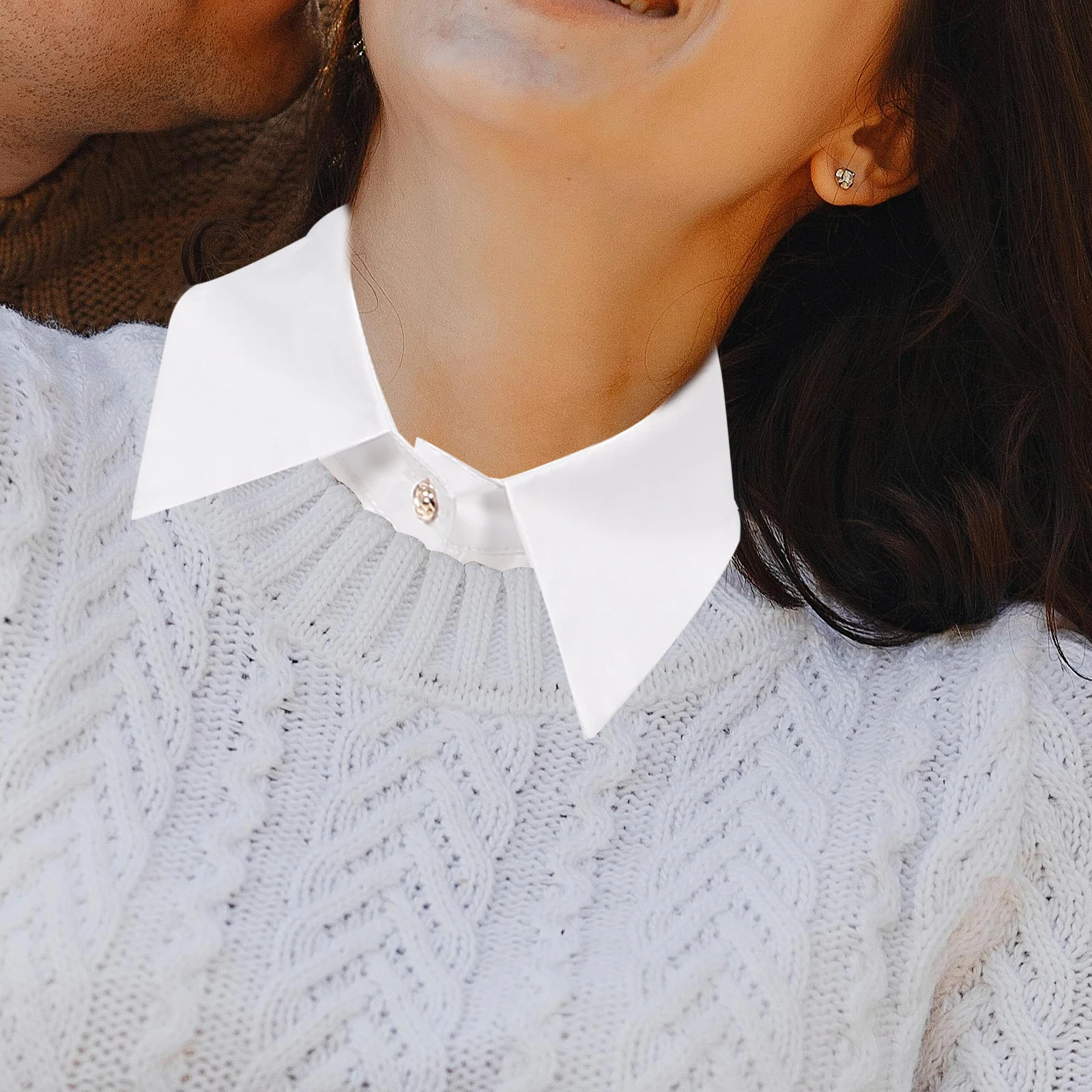 Detachable Fake Blouse Shirt Half Crop Top Clothing Accessory Dickey Collar Lady False Fashion Collar Elegant Casual Wear
Detachable Fake Blouse Shirt Half Crop Top Clothing Accessory Dickey Collar Lady False Fashion Collar Elegant Casual Wear