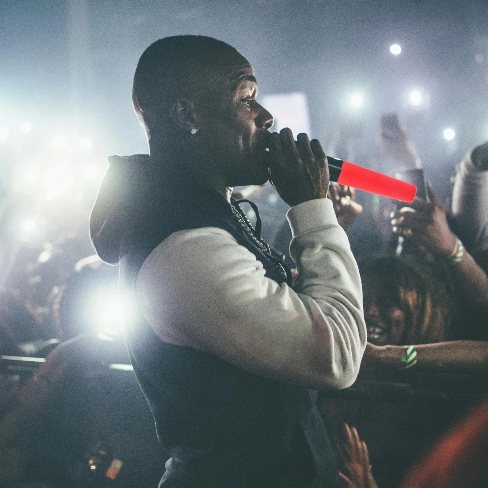 2Pcs Microphone Handle Sleeve Wireless Handheld Mic Cover Anti Vibration Shockproof Universal Fit Soft
2Pcs Microphone Handle Sleeve Wireless Handheld Mic Cover Anti Vibration Shockproof Universal Fit Soft