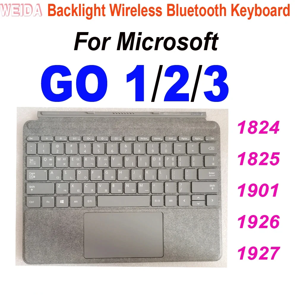New Backlight Wireless Bluetooth Keyboard For Microsoft Surface GO GO 1 GO 2 GO 3 Wireless Bluetooth Touchpad Keyboard Tablet
New Backlight Wireless Bluetooth Keyboard For Microsoft Surface GO GO 1 GO 2 GO 3 Wireless Bluetooth Touchpad Keyboard Tablet