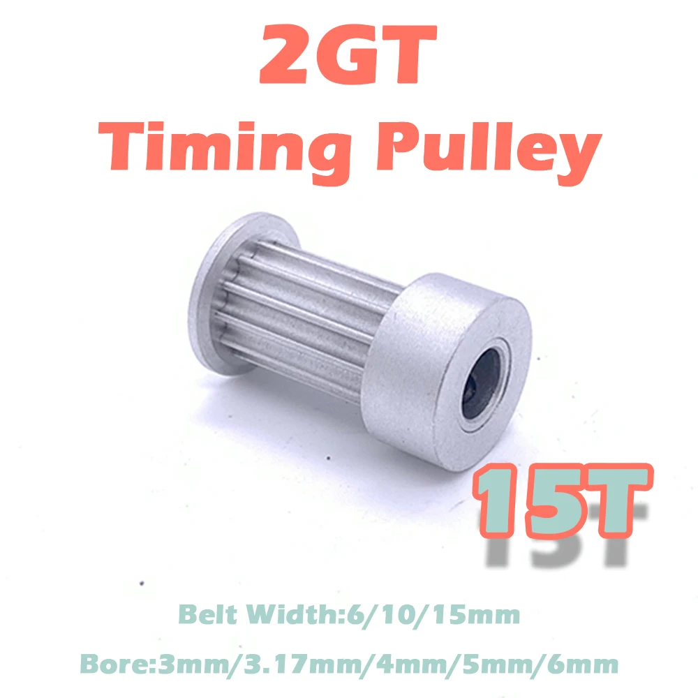 15 Teeth 2GT Timing Pulley Belt Width 6 10mm 15T GT2 Timing Gear Bore 3 4 5 6mm 3D Printer Parts 15Tooth 2GT Synchronous Wheel
15 Teeth 2GT Timing Pulley Belt Width 6 10mm 15T GT2 Timing Gear Bore 3 4 5 6mm 3D Printer Parts 15Tooth 2GT Synchronous Wheel