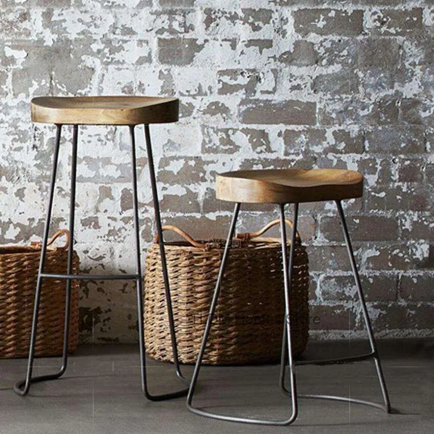 Post Iron Foot Stool Practical Solid Wood Surface Bar House Creative High Chair Coffee Industrial Style Bar Stool Bd
Post Iron Foot Stool Practical Solid Wood Surface Bar House Creative High Chair Coffee Industrial Style Bar Stool Bd