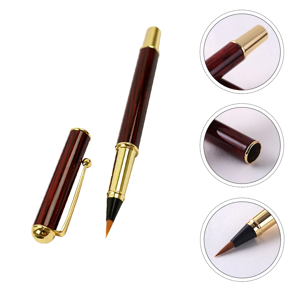 1pc Steel Nib Brush Pen Metal Body Refillable For Calligraphy Painting Writing Sketch Student Stationery Fountain Pen Brush
1pc Steel Nib Brush Pen Metal Body Refillable For Calligraphy Painting Writing Sketch Student Stationery Fountain Pen Brush