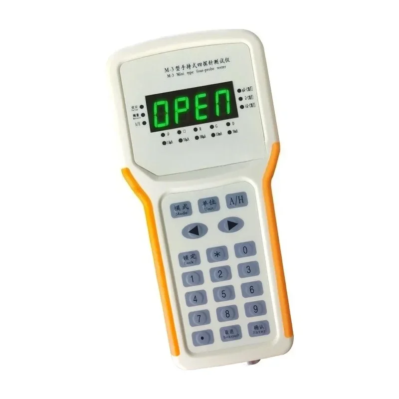 Handheld thin film square resistance tester, export quality silicon wafer resistivity tester
Handheld thin film square resistance tester, export quality silicon wafer resistivity tester