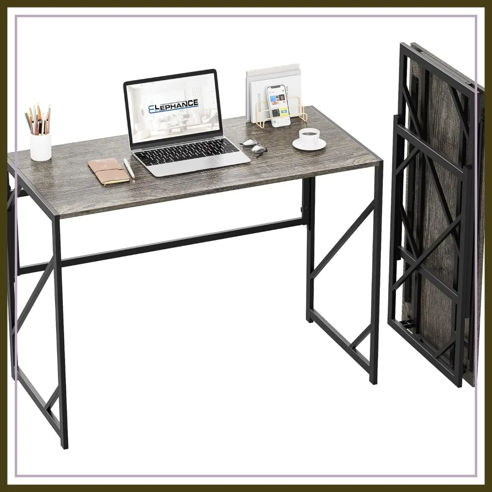 Folding Desk Writing Computer Desk for Home Office, No-Assembly Study Office Desk Foldable Table for Small Spaces
Folding Desk Writing Computer Desk for Home Office, No-Assembly Study Office Desk Foldable Table for Small Spaces