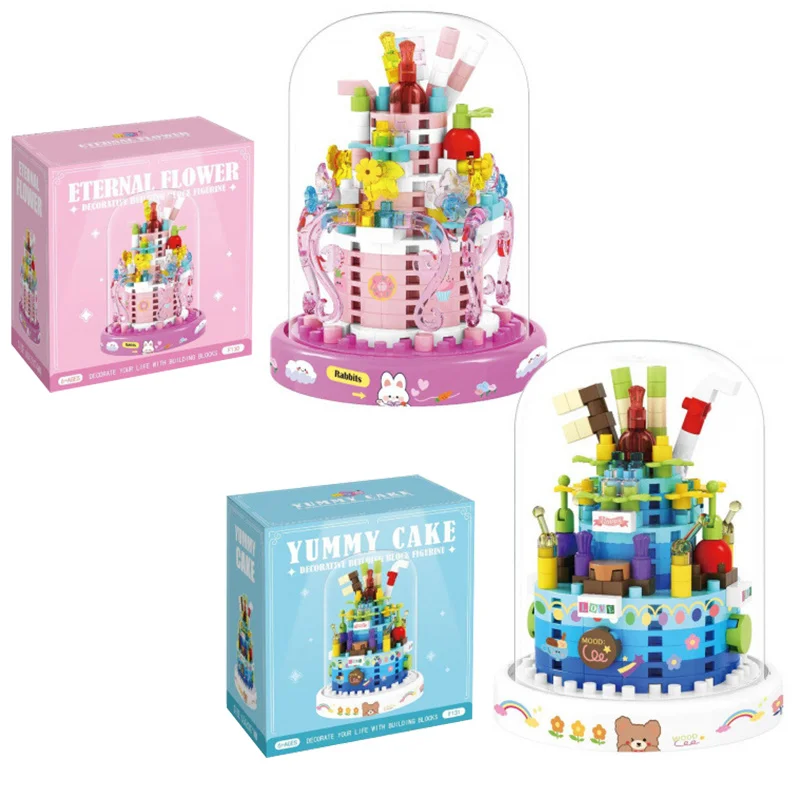 Birthday Cake Building Blocks Set Pink Blue Mini Dessert Bricks 3D Puzzle DIY Toy for Boys Girls Birthday Party Favor Decor
Birthday Cake Building Blocks Set Pink Blue Mini Dessert Bricks 3D Puzzle DIY Toy for Boys Girls Birthday Party Favor Decor 