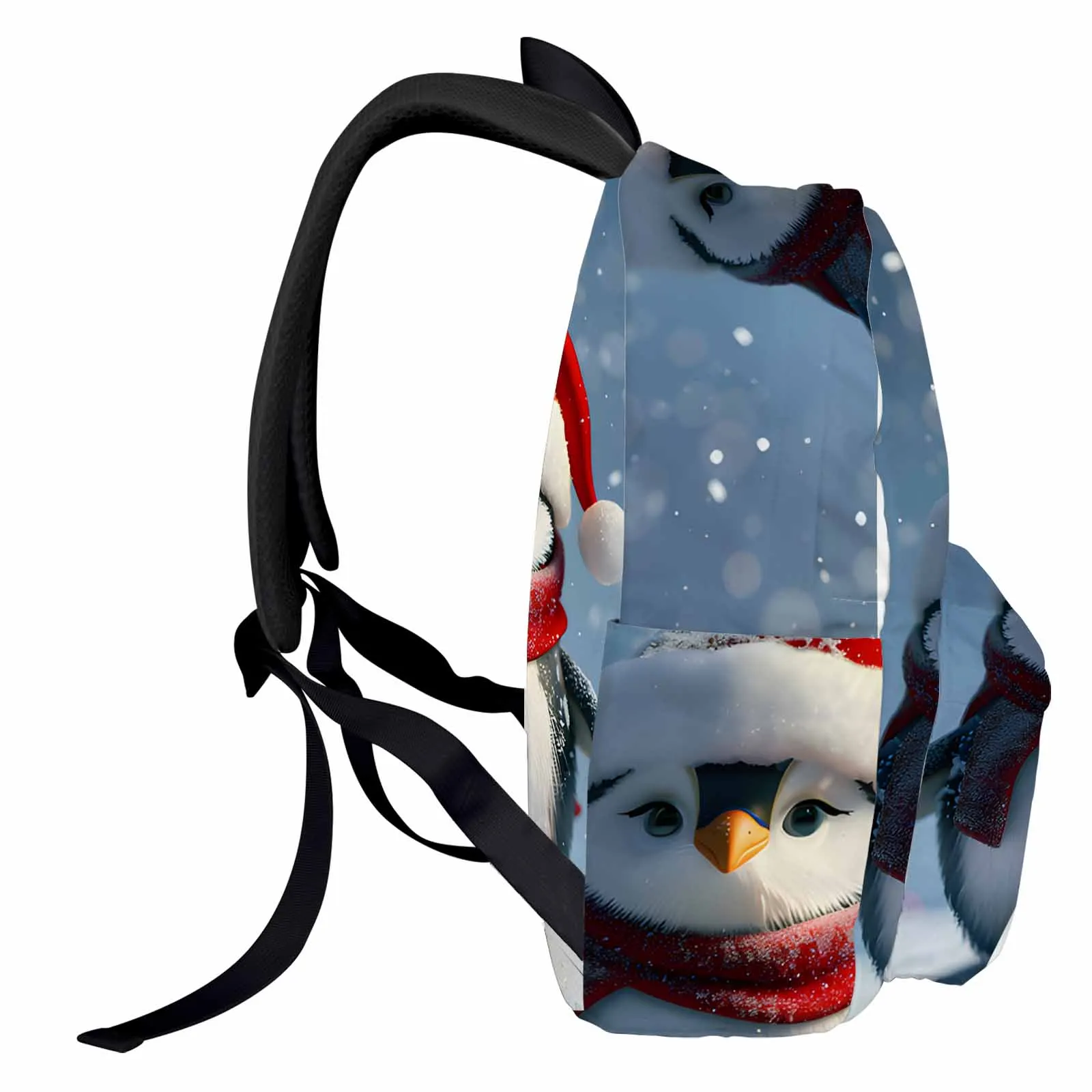 Christmas Winter Snow Penguin Backpack Teenagers Student School Bags Laptop Custom Backpack for Men Women Travel Bag
Christmas Winter Snow Penguin Backpack Teenagers Student School Bags Laptop Custom Backpack for Men Women Travel Bag