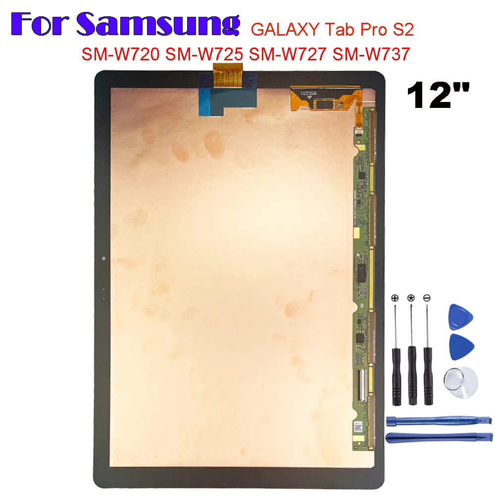 12'' LCD Touch Screen For Samsung Galaxy Tab Pro S2 SM-W727 SM-W720 W727 W720 W725 LCD Display Digitizer Assembly panel
12'' LCD Touch Screen For Samsung Galaxy Tab Pro S2 SM-W727 SM-W720 W727 W720 W725 LCD Display Digitizer Assembly panel