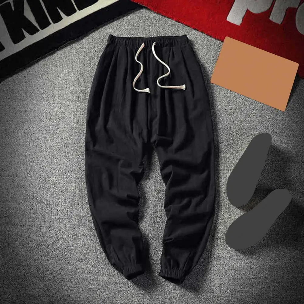 Men Sweatpants Men's Ninth Pants with Ankle-banded Straight Design Side Pockets Drawstring Waist Solid Color Gym for Plus
Men Sweatpants Men's Ninth Pants with Ankle-banded Straight Design Side Pockets Drawstring Waist Solid Color Gym for Plus