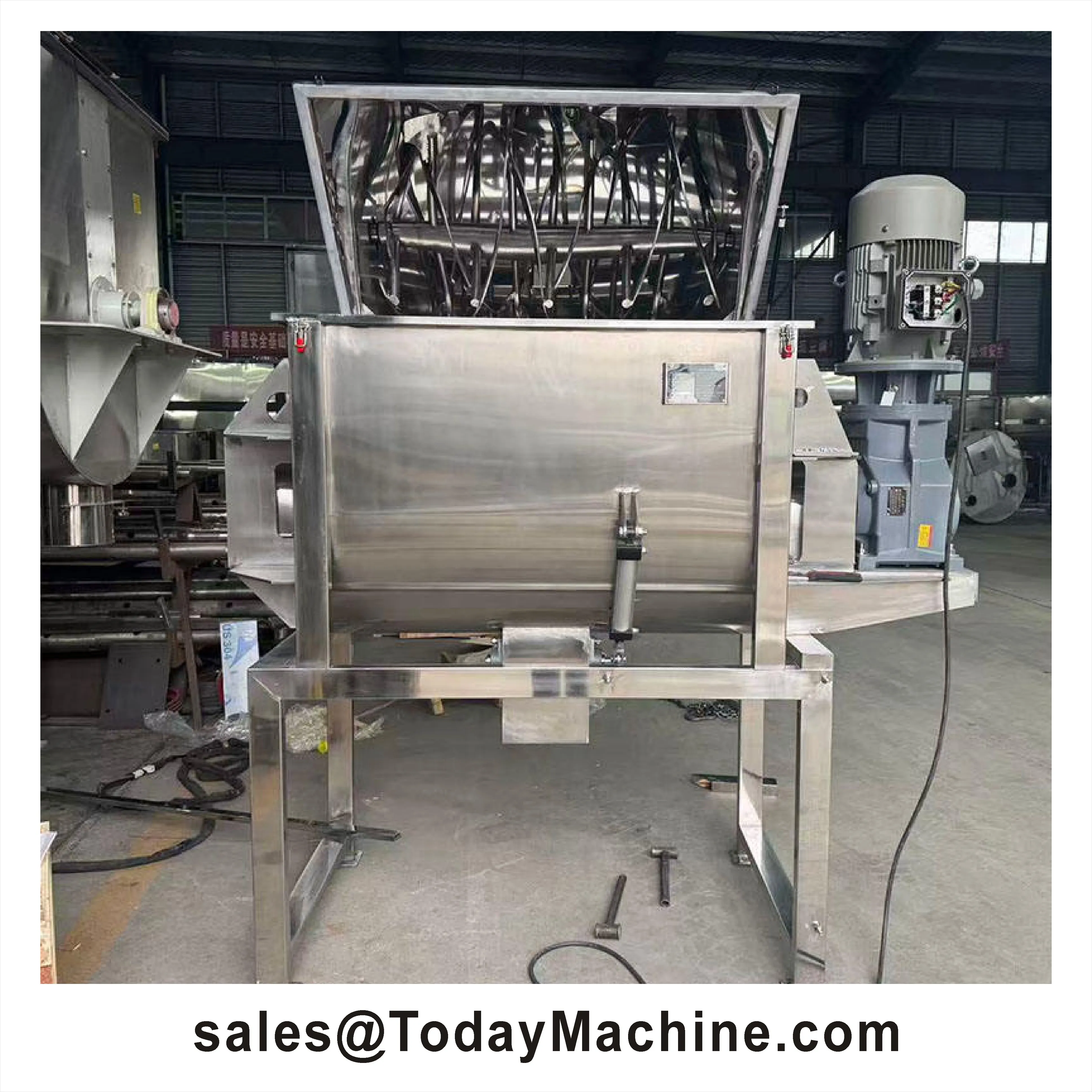 Screw Ribbon Horizontal Mixer Commercial Food Toothpaste Flavoring Mask Powder Spice Mixer 200L-500L Capacity
Screw Ribbon Horizontal Mixer Commercial Food Toothpaste Flavoring Mask Powder Spice Mixer 200L-500L Capacity