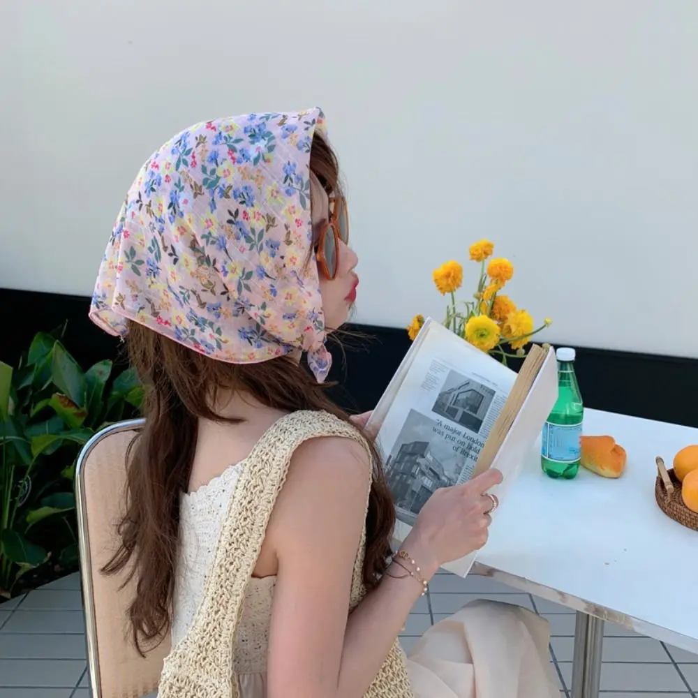 French Flower Printed Women Headscarf Breathable Sun Protection Hair Scarf Soft Literary Retro Small Square Scarf Spring Summer
French Flower Printed Women Headscarf Breathable Sun Protection Hair Scarf Soft Literary Retro Small Square Scarf Spring Summer
