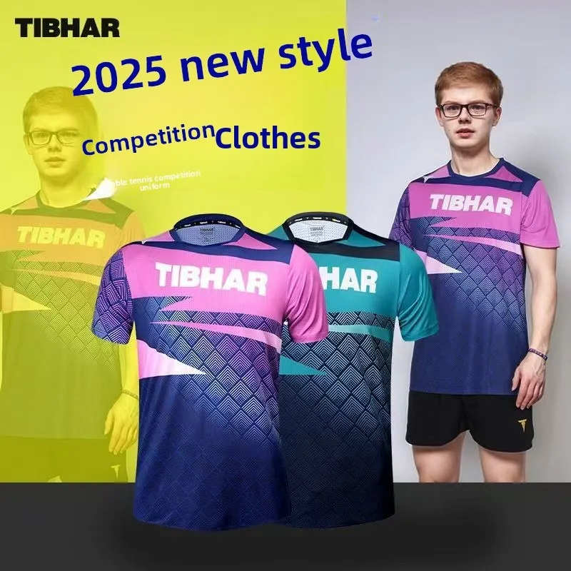 Tall and straight table tennis suit set for men and women, quick drying breathable training suit, short sleeved sportswear
Tall and straight table tennis suit set for men and women, quick drying breathable training suit, short sleeved sportswear