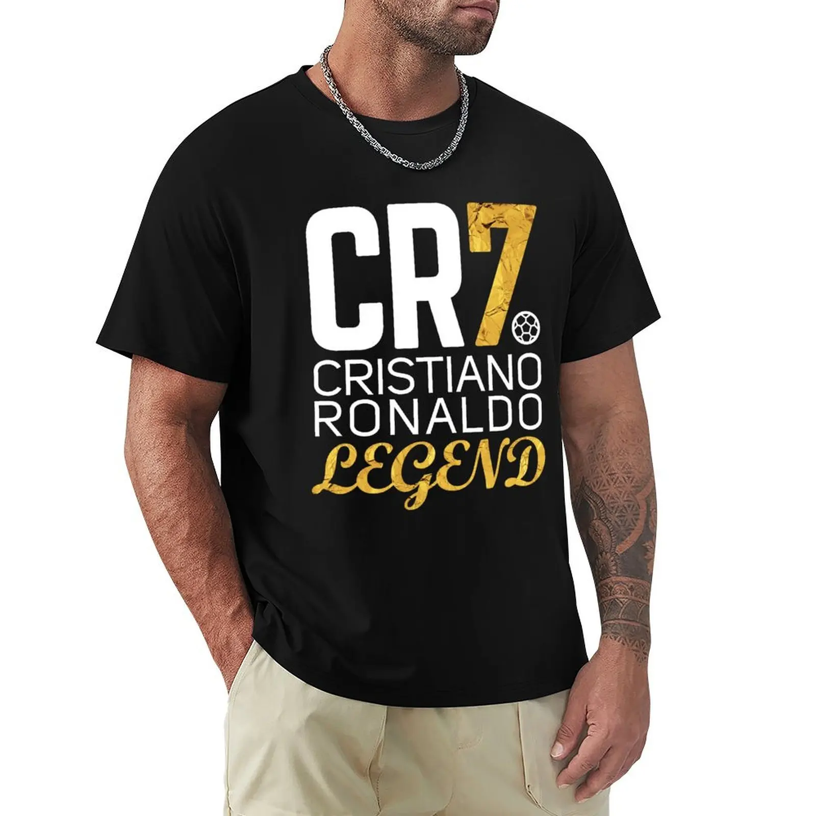 CR7 legend gold T-Shirt Plus Size Workout Short Sleeve Top
CR7 legend gold T-Shirt Plus Size Workout Short Sleeve Top