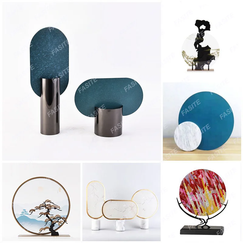 Modern metal marble decorations, screens, Chinese style model rooms, hotels, clubs, villas, home crafts
Modern metal marble decorations, screens, Chinese style model rooms, hotels, clubs, villas, home crafts
