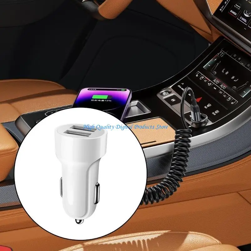 U2JE Car Charging Solution Double USB Car Fast Charging Adapter with Safe Protections
U2JE Car Charging Solution Double USB Car Fast Charging Adapter with Safe Protections