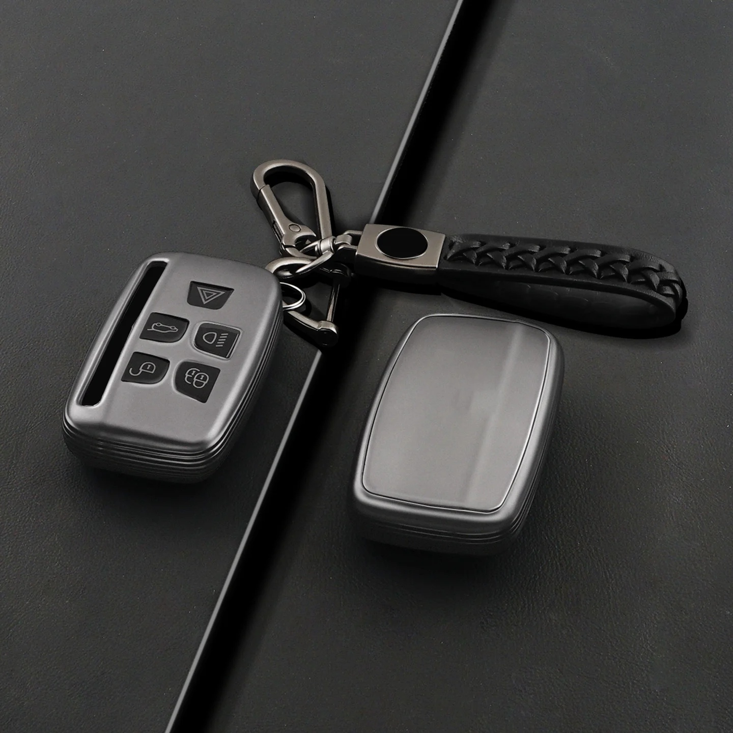 Metallic Gray TPU for Land Rover Range Rover Sport Evoque Freelander Velar Discovery Jaguar XE XJ XF Remote Car Key Case Cover
Metallic Gray TPU for Land Rover Range Rover Sport Evoque Freelander Velar Discovery Jaguar XE XJ XF Remote Car Key Case Cover