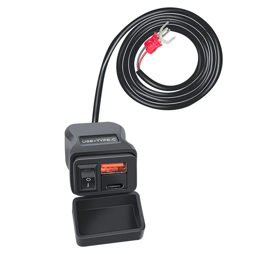 Motorcycle USB Fast Charger Waterproof PD QC3.0 Port Socket Connector Charge Moto Accessory Waterproof Cap Protection
Motorcycle USB Fast Charger Waterproof PD QC3.0 Port Socket Connector Charge Moto Accessory Waterproof Cap Protection