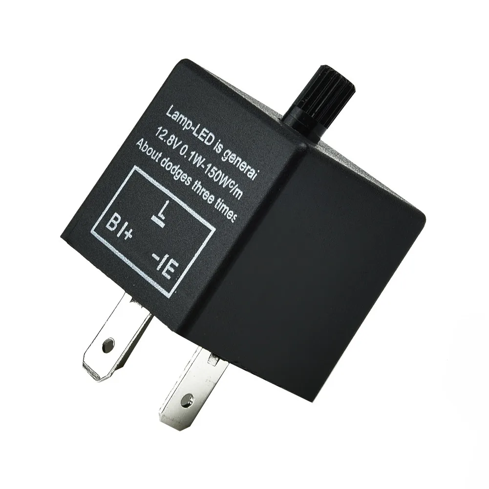 12V 3-Pin LED Electronic Flasher Relay For Turn Signal Light Adjustable Frequency Motorcycle Flash Relay Automotive Parts
12V 3-Pin LED Electronic Flasher Relay For Turn Signal Light Adjustable Frequency Motorcycle Flash Relay Automotive Parts