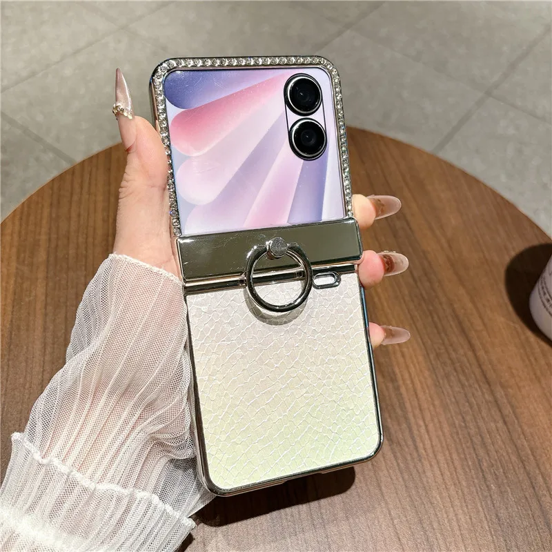 Plating Bling Glitter Phone Case For Huawei Honor V Flip2 V Flip flip2 5G Ring Holder Stand Full Protection Cover
Plating Bling Glitter Phone Case For Huawei Honor V Flip2 V Flip flip2 5G Ring Holder Stand Full Protection Cover