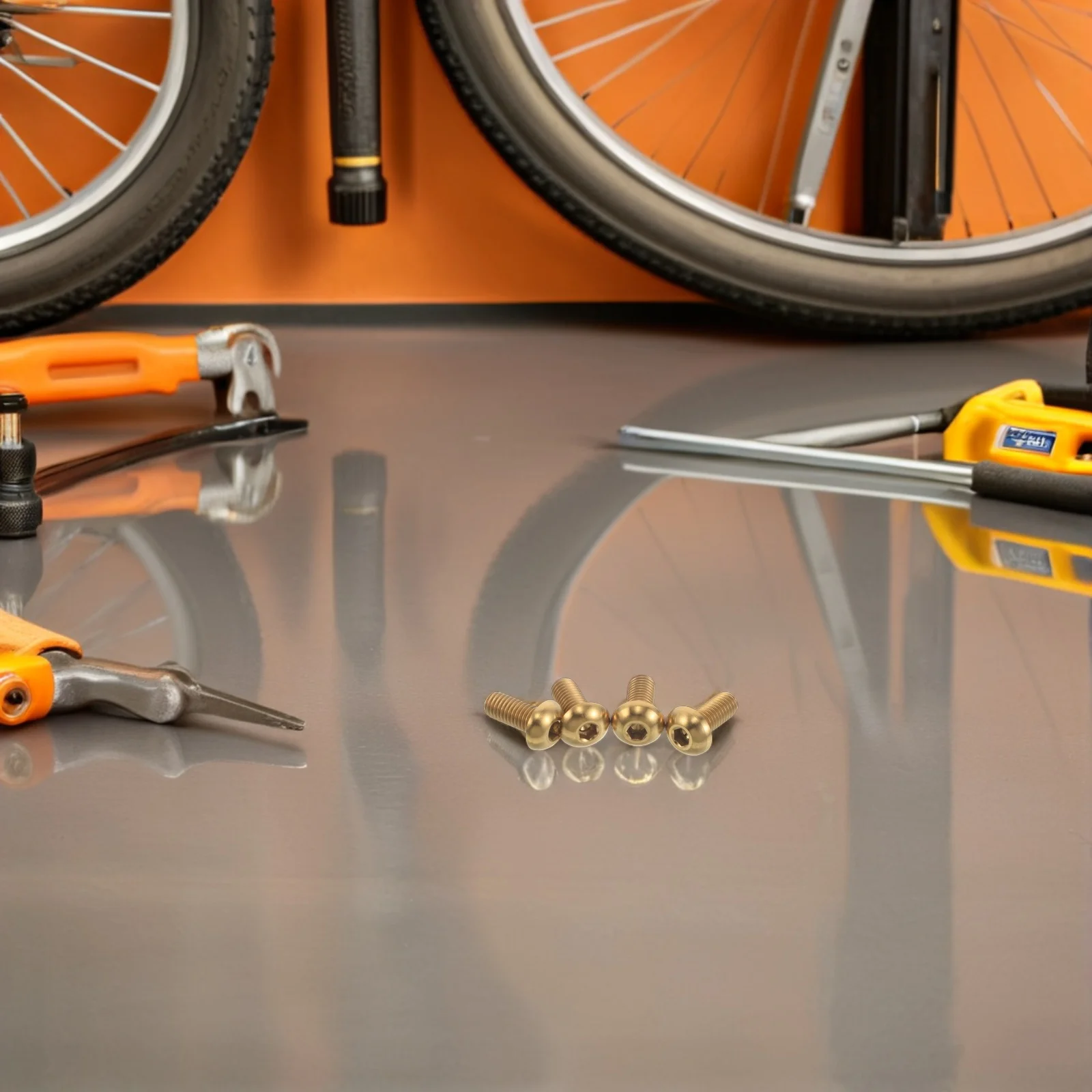 4Pcs Bike Water Bottle Cage Screws M5x12mm Sturdy Bottle Holder Mounting Bolts Bicycle Cup Holder Fasteners Reliable
4Pcs Bike Water Bottle Cage Screws M5x12mm Sturdy Bottle Holder Mounting Bolts Bicycle Cup Holder Fasteners Reliable