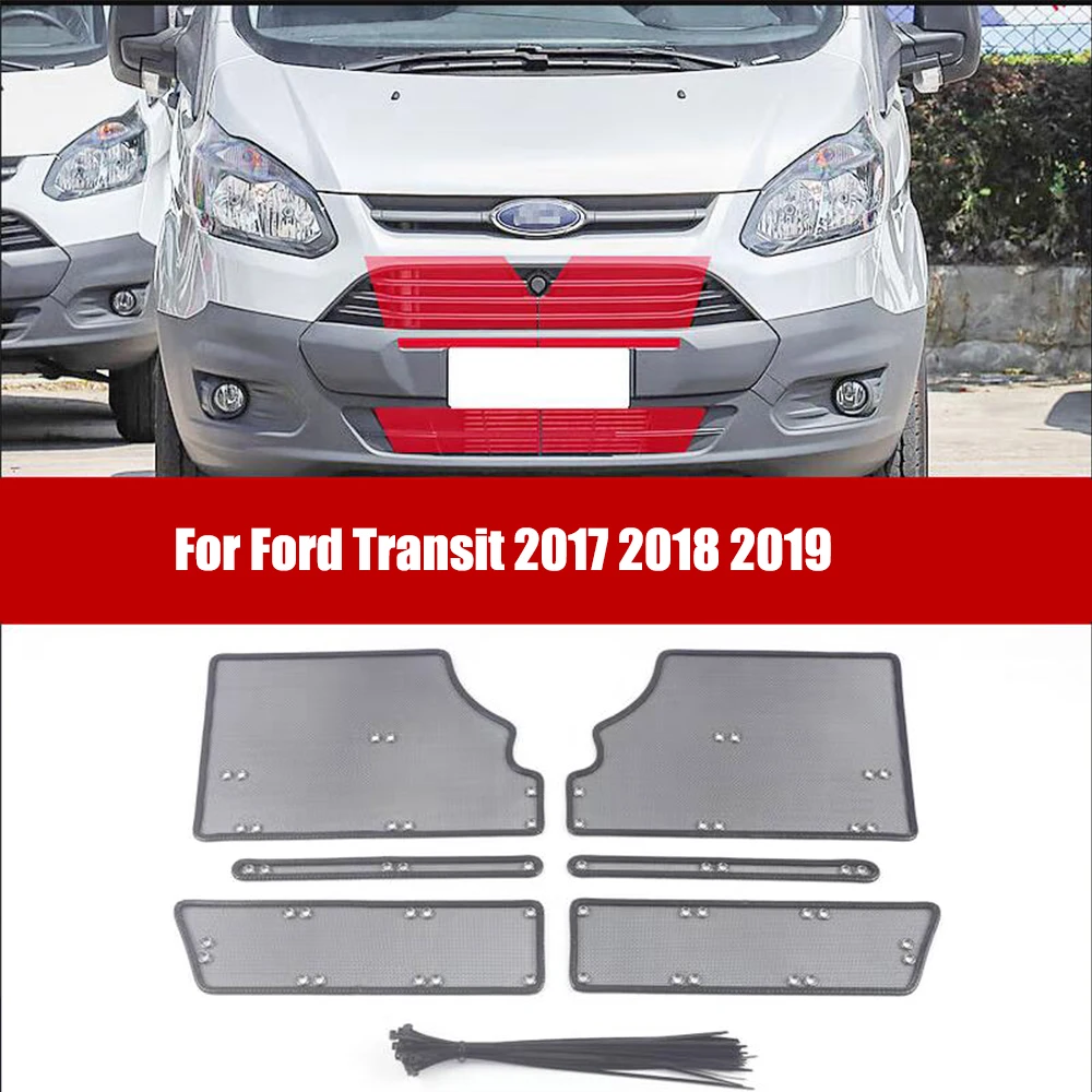 For Ford Transit 2017 2018 2019 Stainless Car Front Grille Insect Net Anti Screening Mesh Cover Trim Protection Accessories
For Ford Transit 2017 2018 2019 Stainless Car Front Grille Insect Net Anti Screening Mesh Cover Trim Protection Accessories