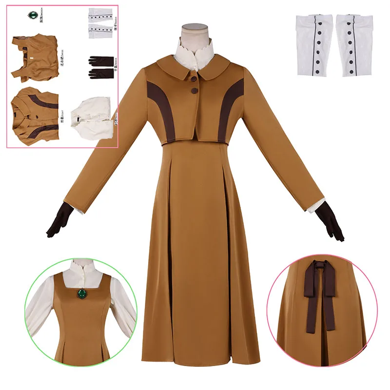 WHH Anime Violet Evergarden Cosplay Costume Campus anime Female uniform set cosplay outfit Stage Performance
WHH Anime Violet Evergarden Cosplay Costume Campus anime Female uniform set cosplay outfit Stage Performance