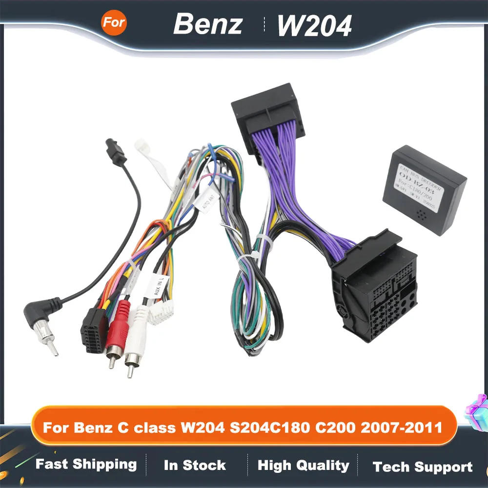Canbus Box OD-BENZ-03 для Mercedes Benz C class W204 S204 C180 C200 2007-2011 Android 2 Din 16 PIN жгут проводов кабель питания
Canbus Box OD-BENZ-03 для Mercedes Benz C class W204 S204 C180 C200 2007-2011 Android 2 Din 16 PIN жгут проводов кабель питания