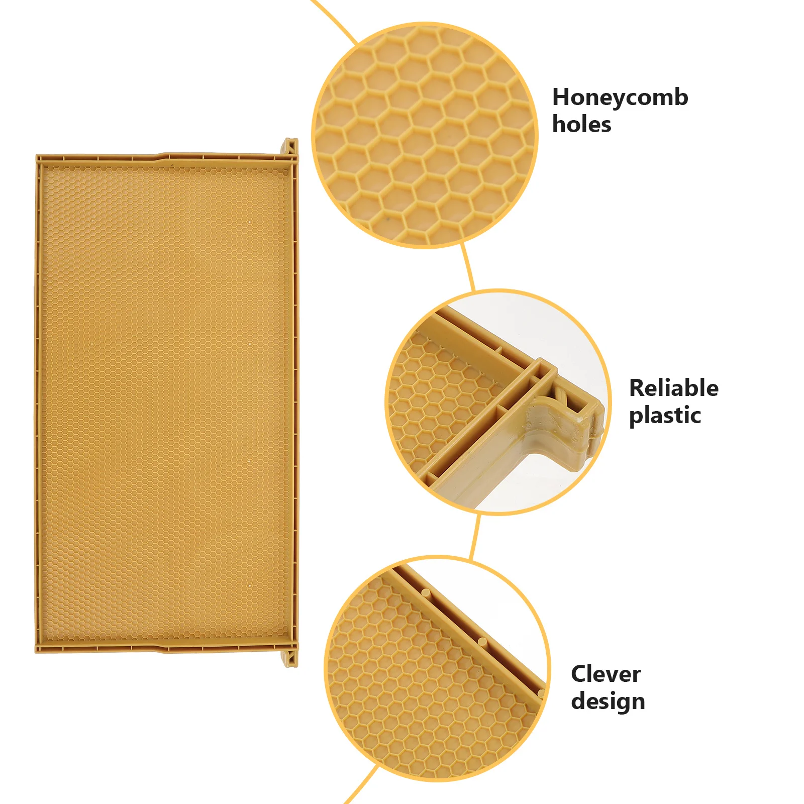 1Pcs Beehive Foundation Sheet Professional Plastic Base for Hive Construction Healthy Durable Easy to Use Honeycomb Plate
1Pcs Beehive Foundation Sheet Professional Plastic Base for Hive Construction Healthy Durable Easy to Use Honeycomb Plate