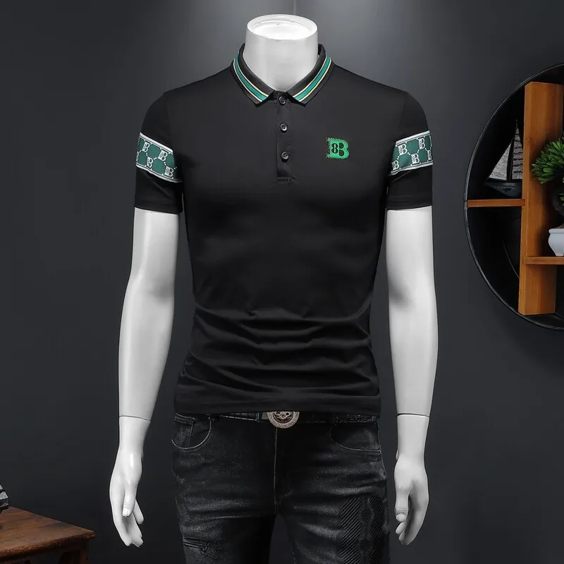 ort Sve Printed irt Casual Busin Men's T-irt Slim Fit Collared Trendy Brand Summer High End Youth Faion
ort Sve Printed irt Casual Busin Men's T-irt Slim Fit Collared Trendy Brand Summer High End Youth Faion