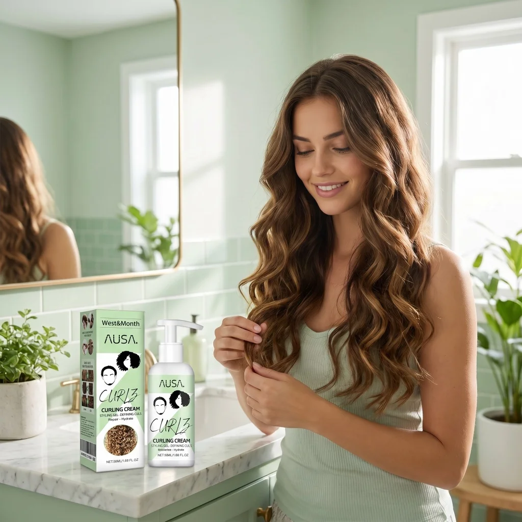 Curly Styling Gel Curling Cream - Define, Moisturize & Hydrate Curls for Bouncy, Shiny Hairstyles with Keratin & Biotin
Curly Styling Gel Curling Cream - Define, Moisturize & Hydrate Curls for Bouncy, Shiny Hairstyles with Keratin & Biotin