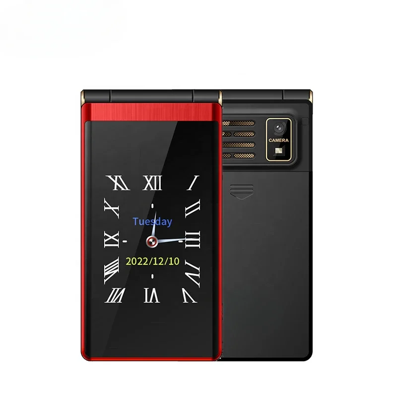 F10 2.4Inch Unlocked Dual Screen Flip Phone Dual Sim Senior 5900mAh Battery SOS GSM Mobile Cell Phone
F10 2.4Inch Unlocked Dual Screen Flip Phone Dual Sim Senior 5900mAh Battery SOS GSM Mobile Cell Phone