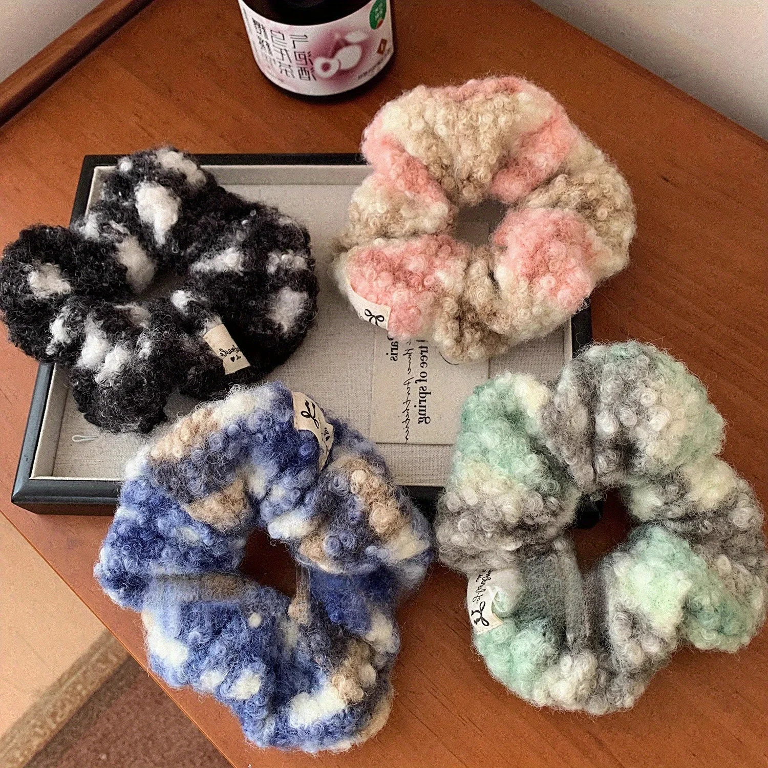 Plush Ombre Scrunchies Cloud-like Fuzzy Hair Ties with Color Gradient, Sweet Autumn Winter Hair Accessories for Teen Girls
Plush Ombre Scrunchies Cloud-like Fuzzy Hair Ties with Color Gradient, Sweet Autumn Winter Hair Accessories for Teen Girls