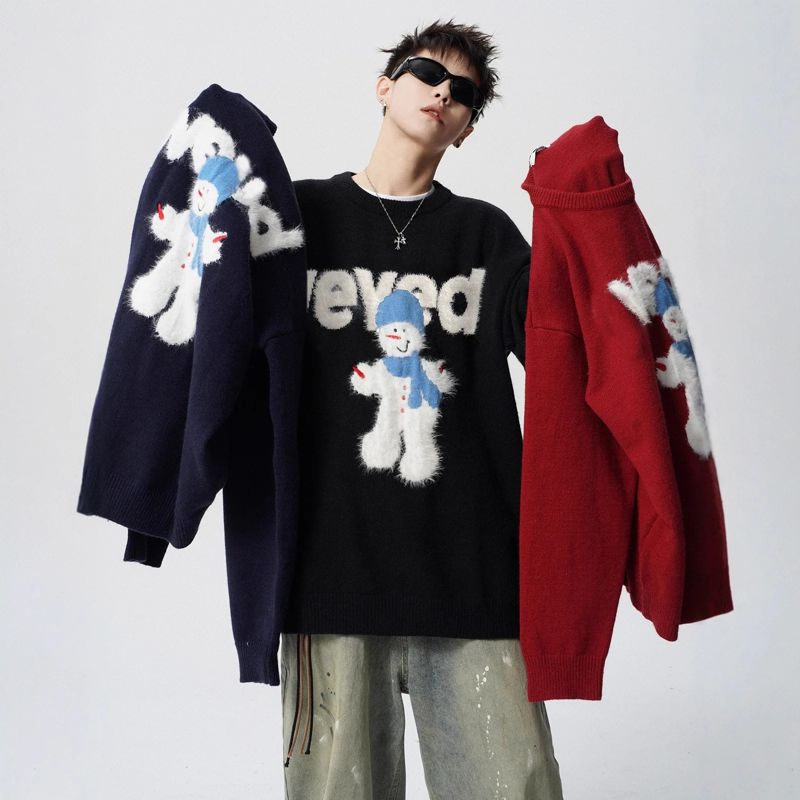 Свитер с рождественской атмосферой, мужской зимний свободный свитер в ленивом стиле, универсальные повседневные топы, эксклюзивная одежда SimpleStyle
Свитер с рождественской атмосферой, мужской зимний свободный свитер в ленивом стиле, универсальные повседневные топы, эксклюзивная одежда SimpleStyle