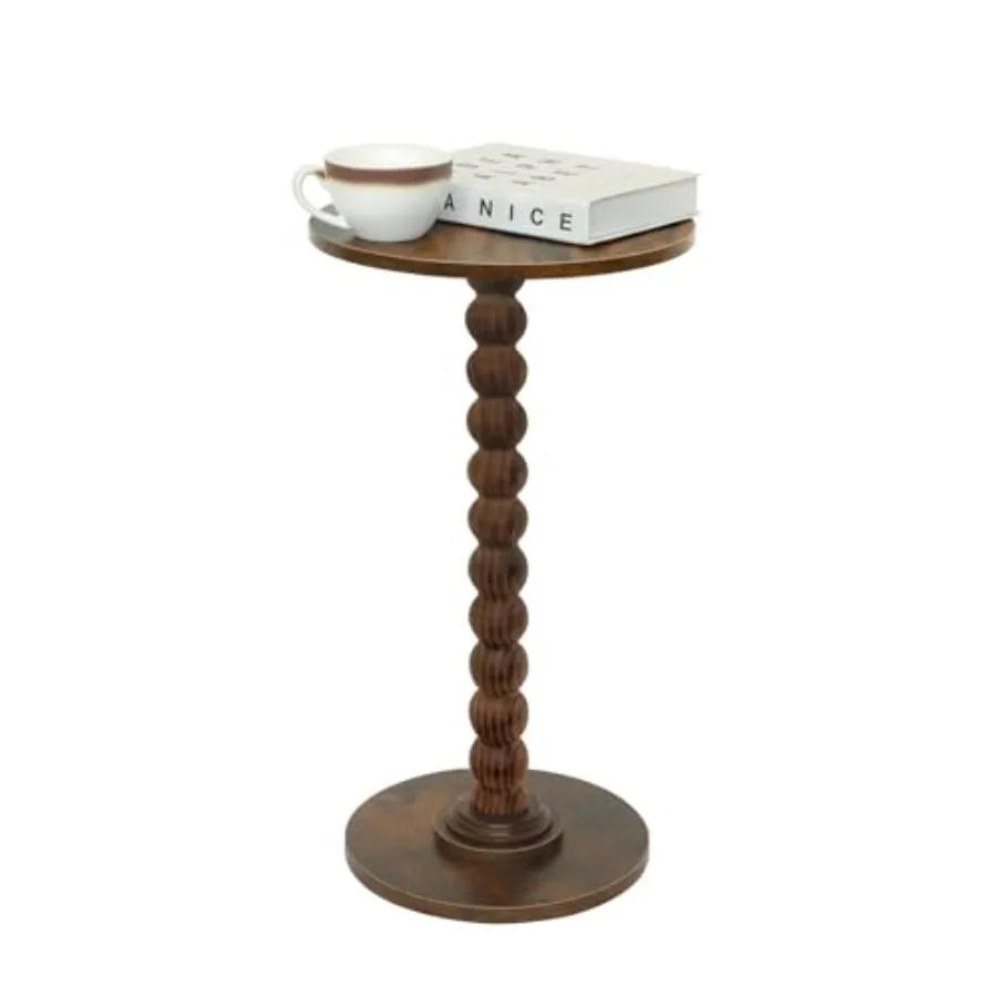 Round Side Table Small Drink Table for Small Spaces Modern Accent Nightstand with Solid Wood Leg for Living Room Bedroom Corner
Round Side Table Small Drink Table for Small Spaces Modern Accent Nightstand with Solid Wood Leg for Living Room Bedroom Corner