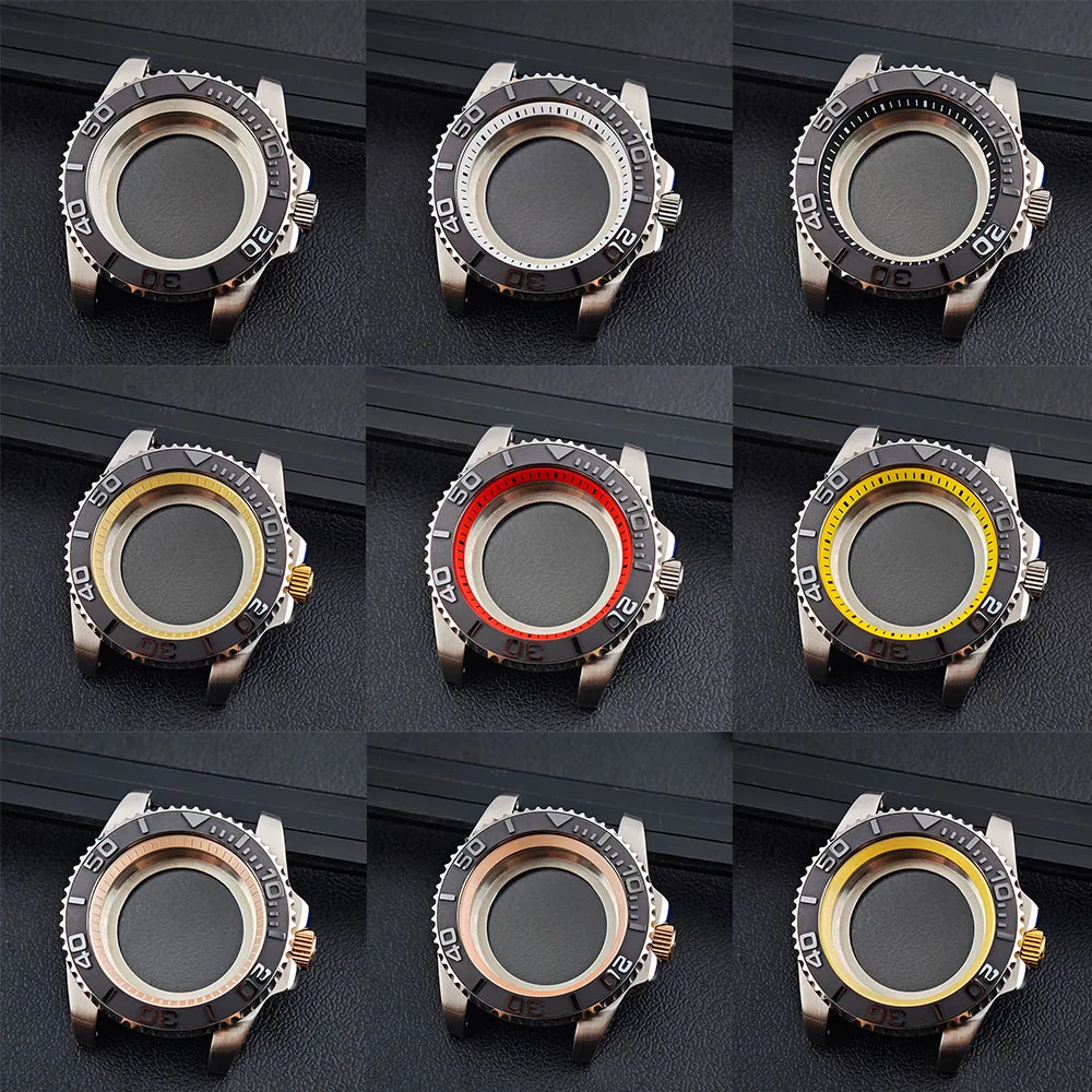 40.5mm Silver GMT Watch Case Stainless Steel Waterproof Inner Chapter Ring Sapphire Glass Transparent Back Cover Fit NH35 NH36 M
40.5mm Silver GMT Watch Case Stainless Steel Waterproof Inner Chapter Ring Sapphire Glass Transparent Back Cover Fit NH35 NH36 M
