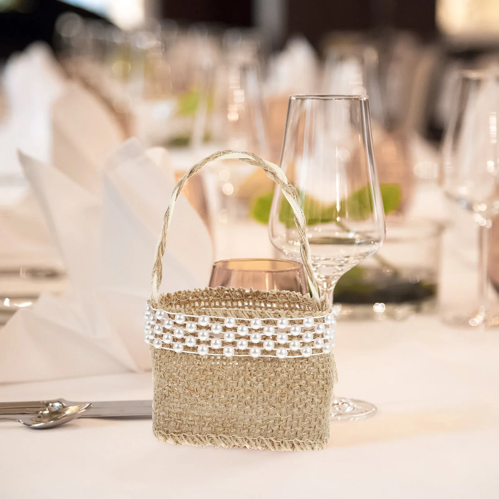 4Pcs Linen Storage Baskets Candy Bags Flower Girl Baskets Wedding Linen Basket Party Decoration Romantic Basket
4Pcs Linen Storage Baskets Candy Bags Flower Girl Baskets Wedding Linen Basket Party Decoration Romantic Basket