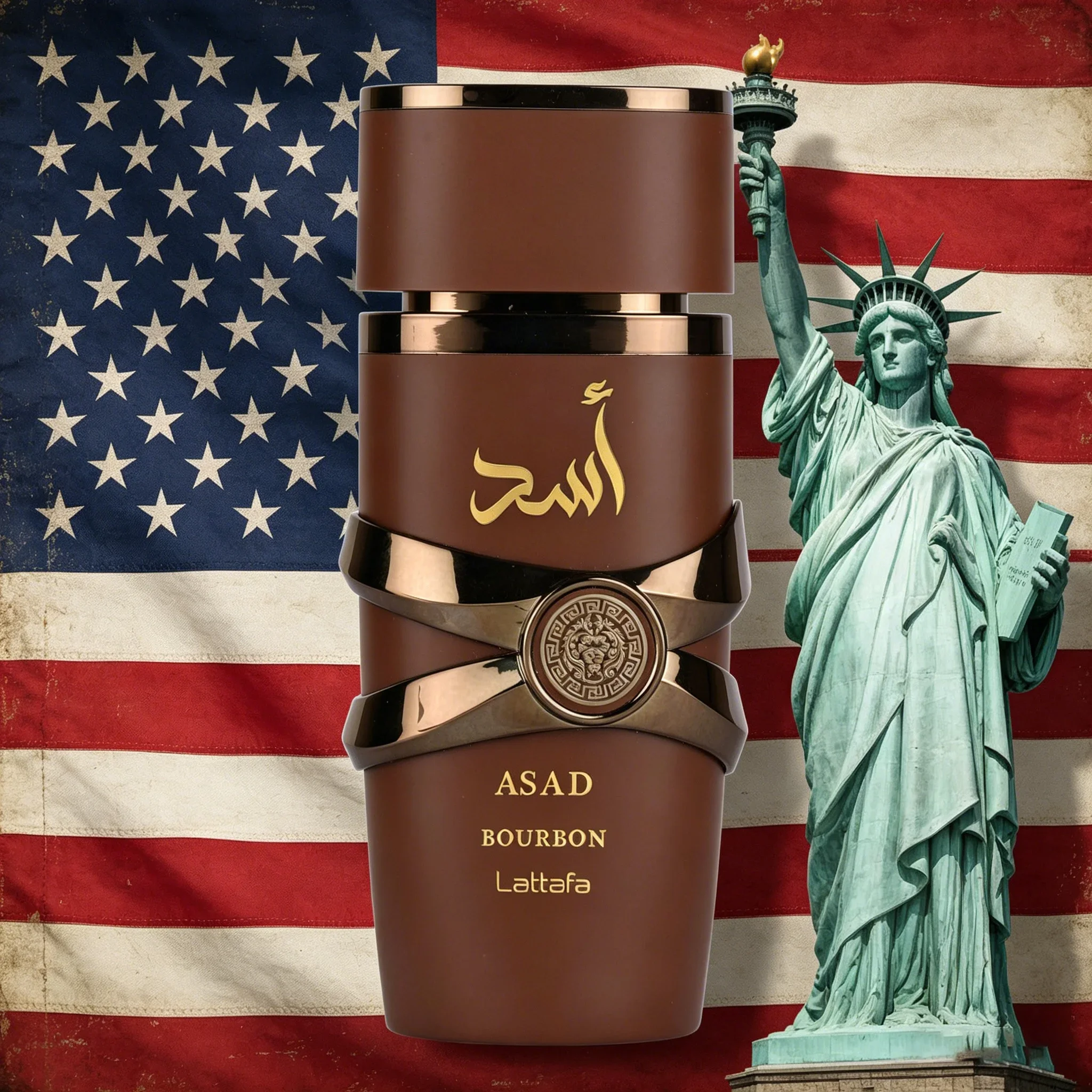 Lattafa Asad Bourbon for Unisex Eau De Parfum Spray 100ml Long Lasting Fragrance Arabian Women's Perfume Hair and Body Spray
Lattafa Asad Bourbon for Unisex Eau De Parfum Spray 100ml Long Lasting Fragrance Arabian Women's Perfume Hair and Body Spray